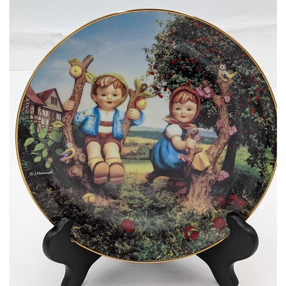 MJ Hummel Little Companions Plate Collection Set 2 Limited Edition Danbury Mint - Picture 7 of 7